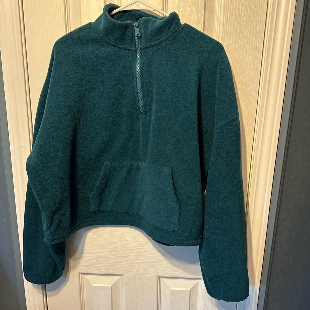 Fabletics Rayne Polar Fleece Quarter Zip Sweater